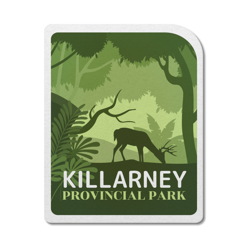 Killarney Ontario Provincial Park Waterproof Vinyl Sticker, Canada Parks