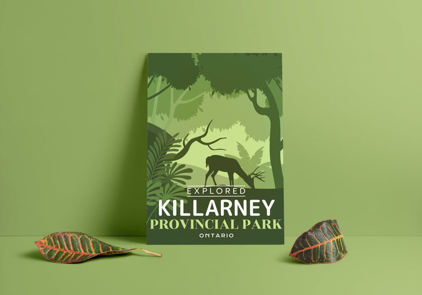 Killarney Provincial Park 'Explored' Poster, Canada Parks
