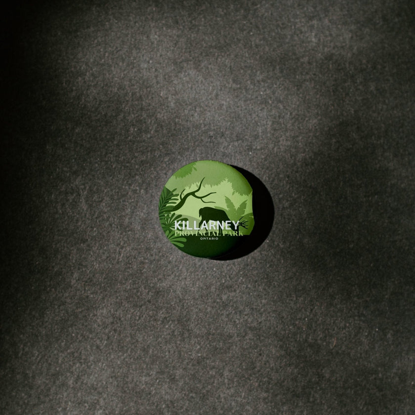 Killarney Provincial Park of Ontario Pinback Button, Canada Parks