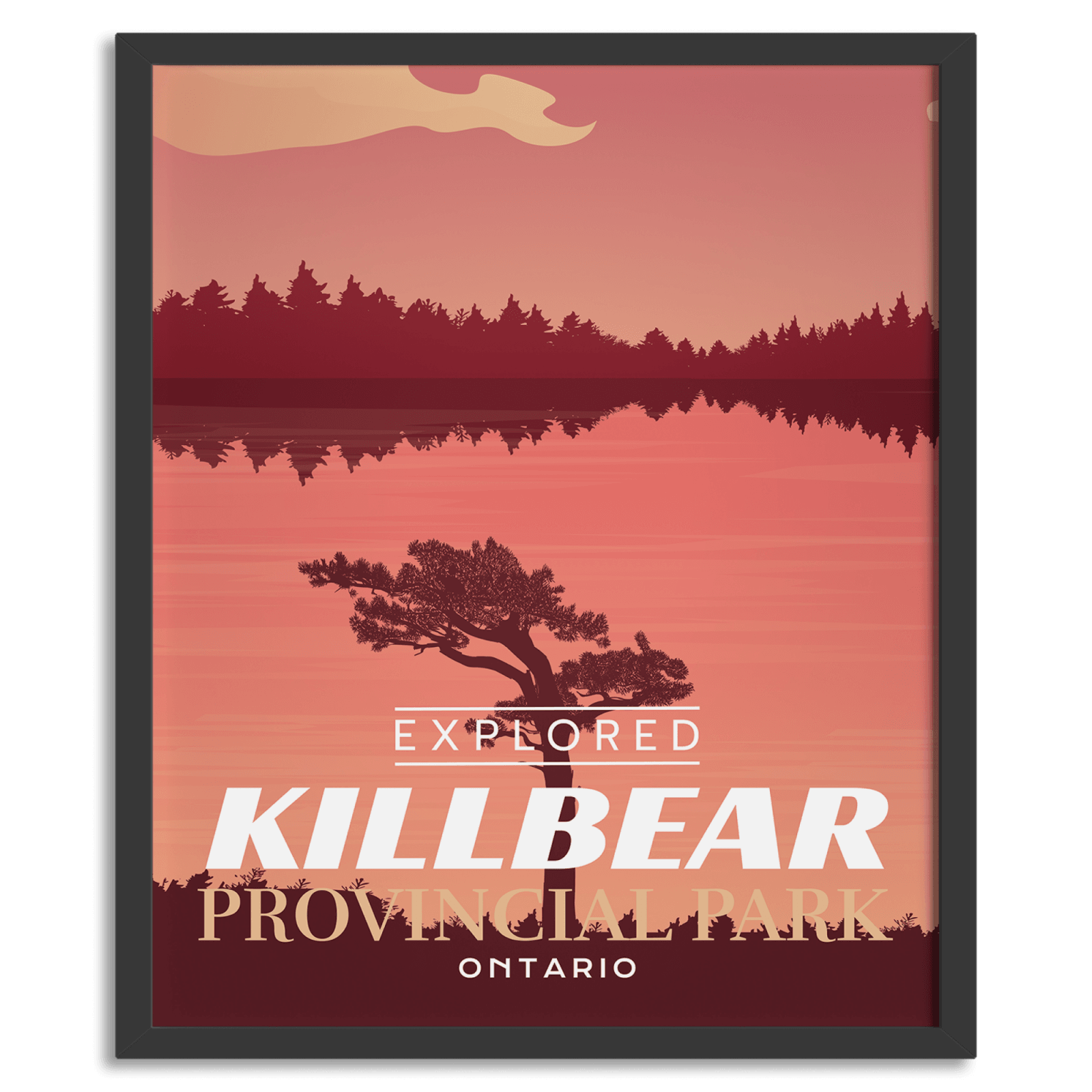 Killbear Provincial Park 'Explored' Poster, Canada Parks
