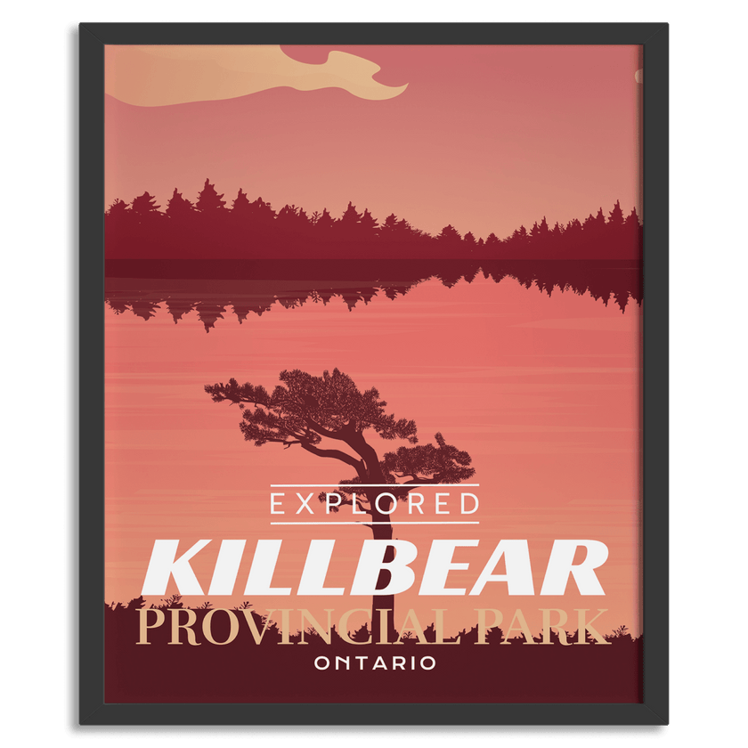 Killbear Provincial Park 'Explored' Poster, Canada Parks
