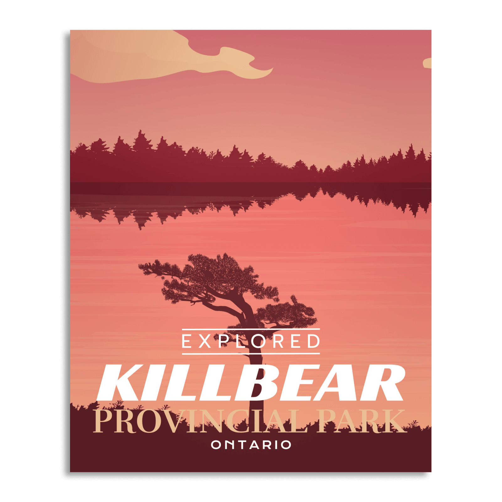 Killbear Provincial Park 'Explored' Poster, Canada Parks
