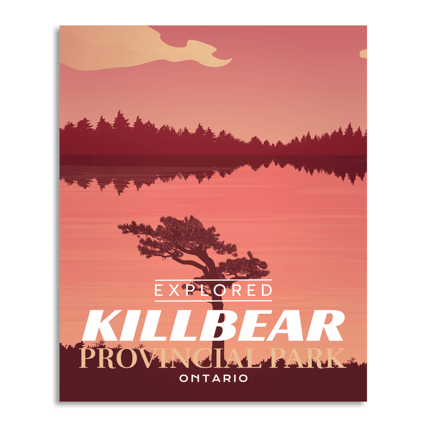 Killbear Provincial Park 'Explored' Poster, Canada Parks