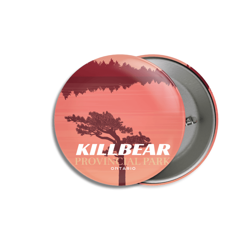 Killbear Provincial Park of Ontario Pinback Button, Canada Parks