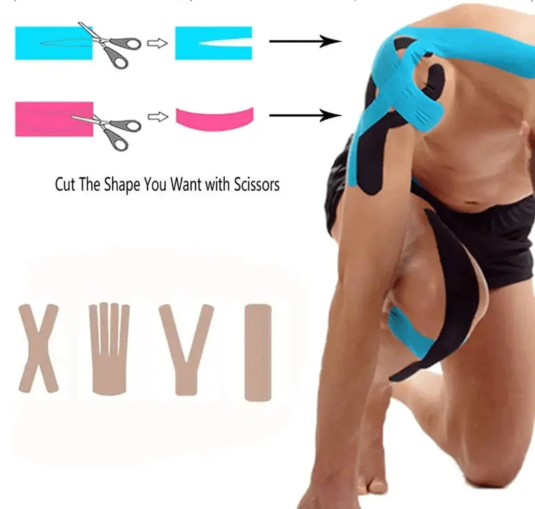 Kinesiology Tape, Elastic Therapeutic Sports Tape, 2