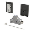 Hidden End Clamp With Black End Cap - 8 units