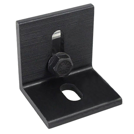 2 inches L-Brackets with nut and hardware (Black Anodized)