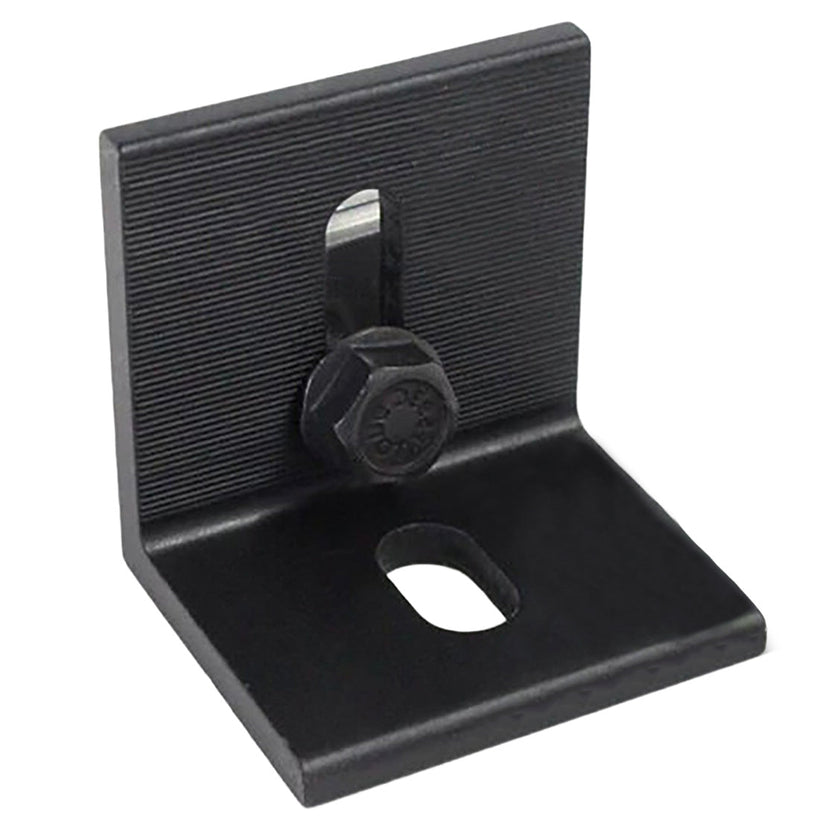 2 inches L-Brackets with nut and hardware (Black Anodized)