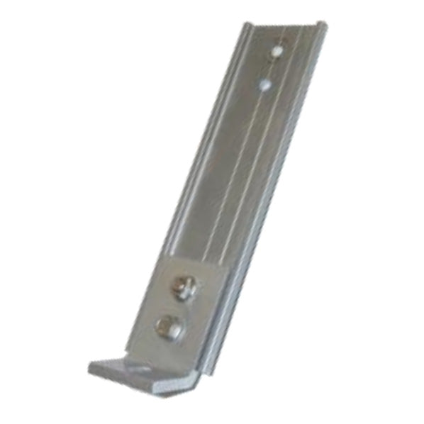 15° Angled Tilt L-Brackets With Nut and Hardware (Mill Finished)