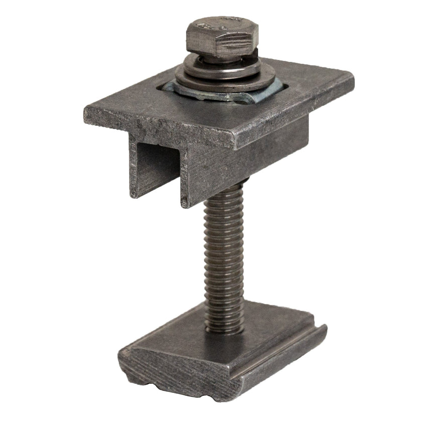 Mid Clamp for 30 to 46mm thick solar panels (Mill Finished)