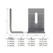 2 inches L-Brackets Without Hardware (Mill Finished)
