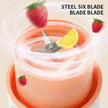 Rechargeable Portable Mini Juicer Summer Outdoor Travel Juicer smoothie blender