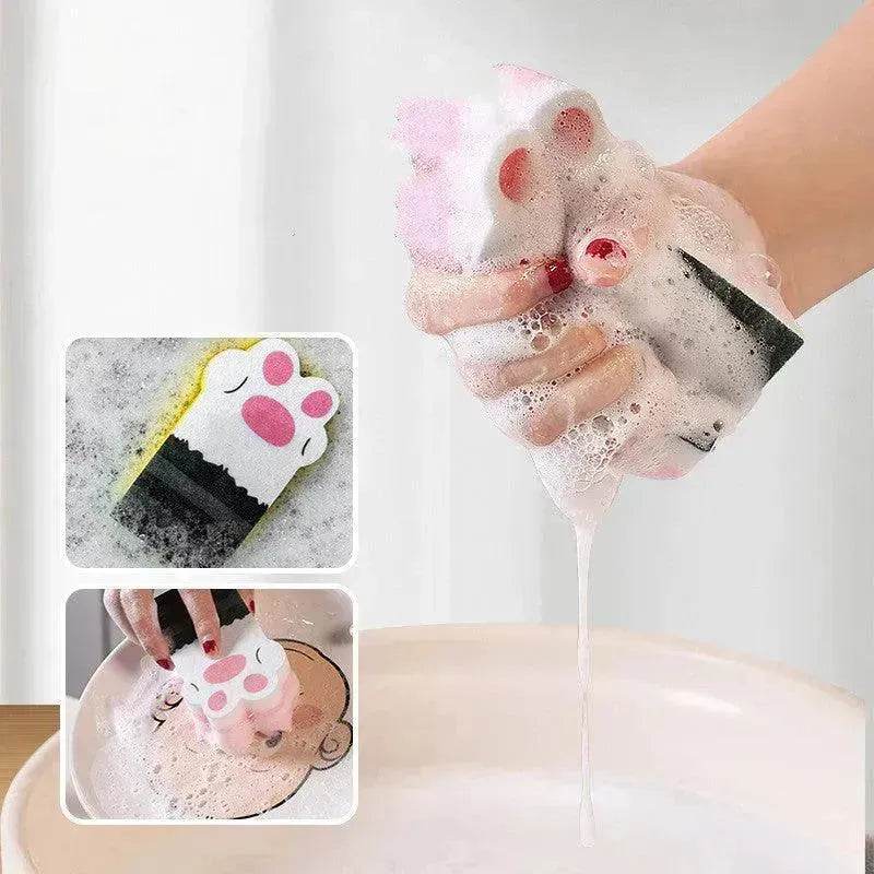 Kitchen Scrubber And Dishwashing Sponge Block