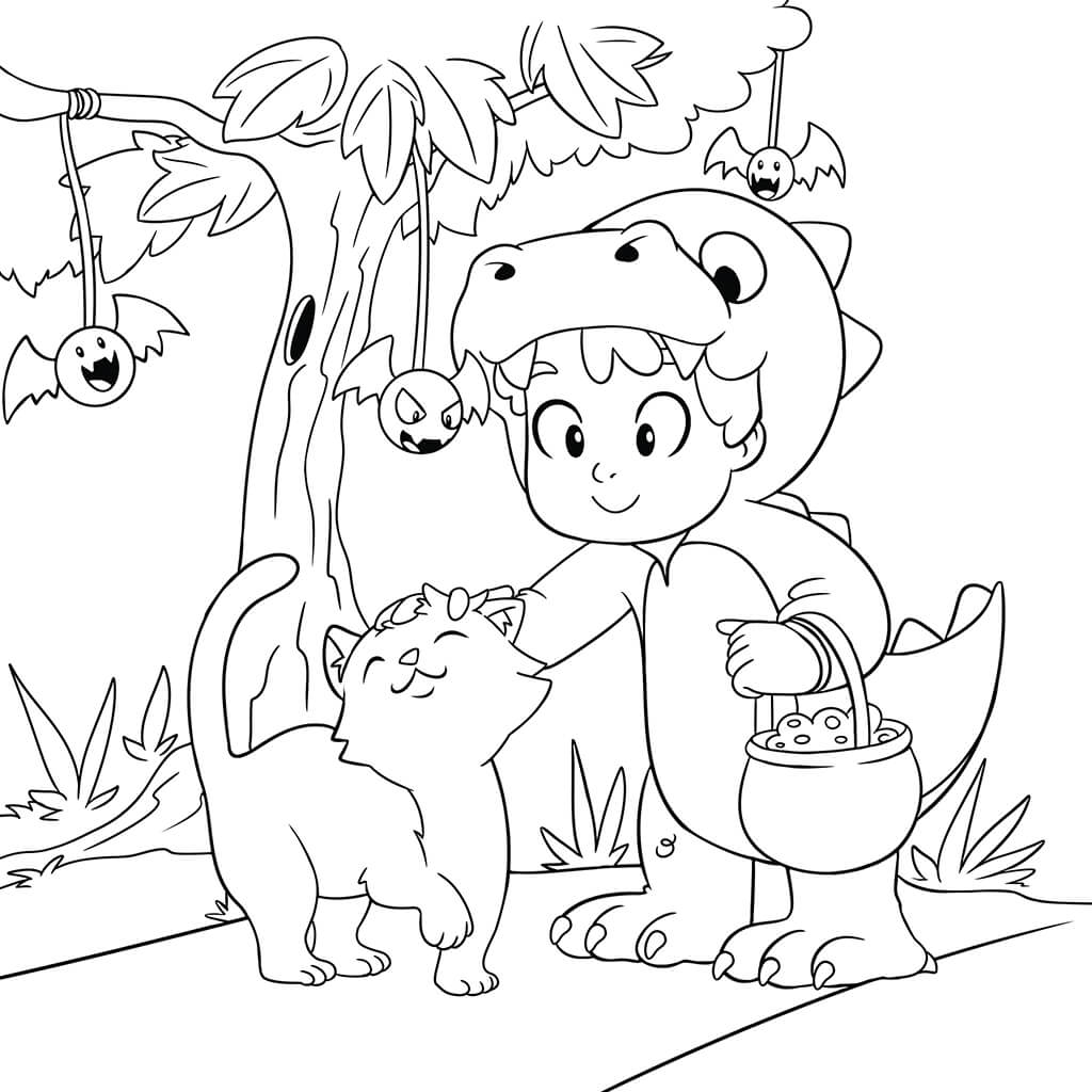 Halloween Coloring Book for Kids (Spiral Edition)