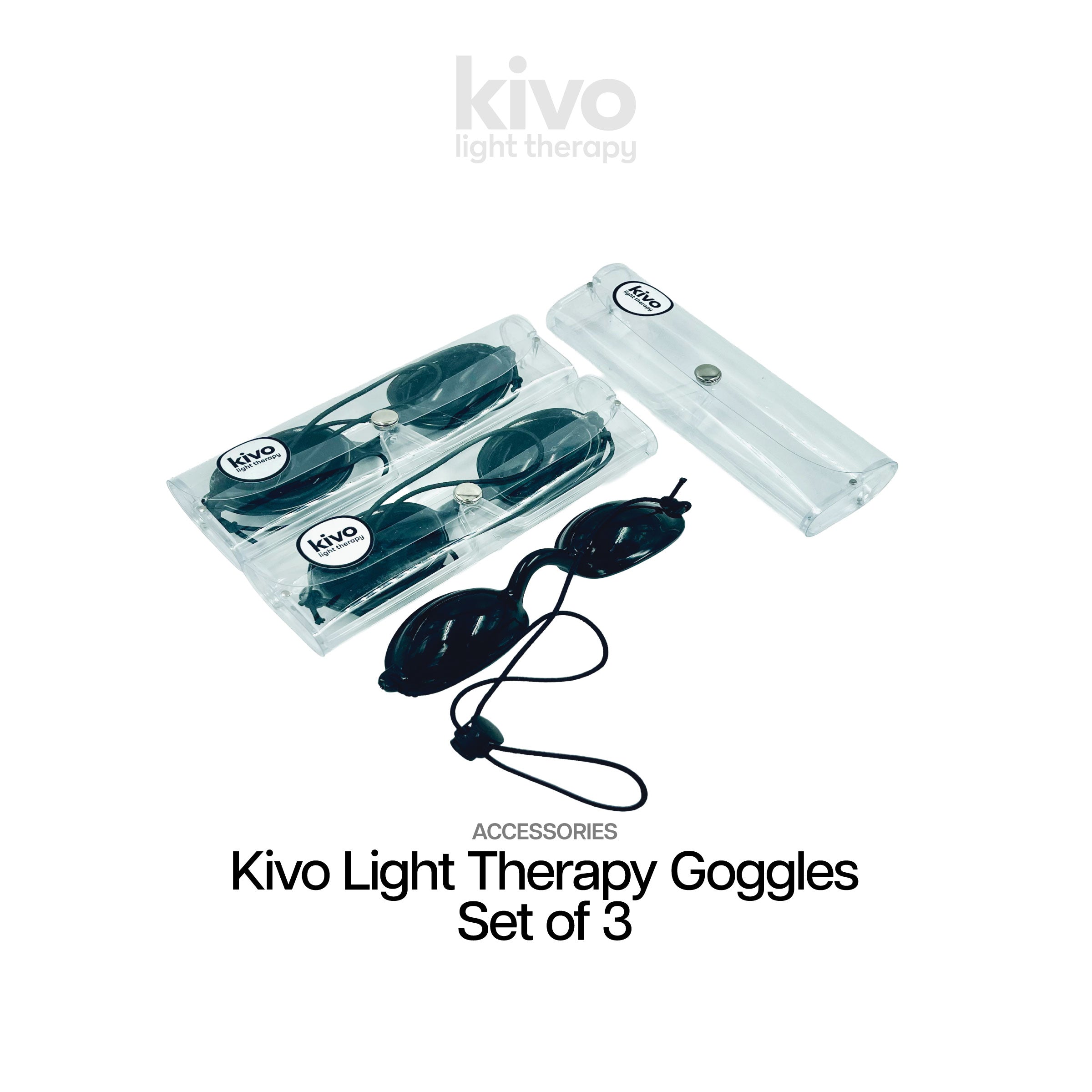 Kivo Goggles: Blue, NIR, and Light Therapy Eye Goggles