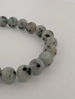 Kiwi Jasper Bracelet — 6mm & 8mm Round Beads