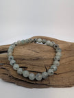 Kiwi Jasper Bracelet — 8mm Round Beads