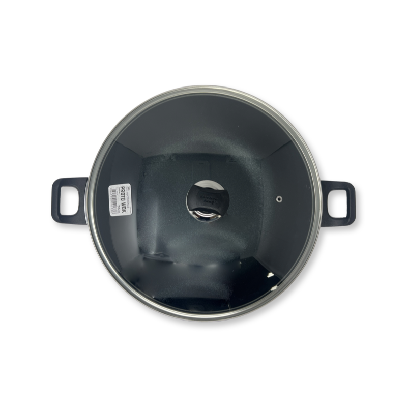 Kitchen King (Non-Stick) Wok with Glass Lid