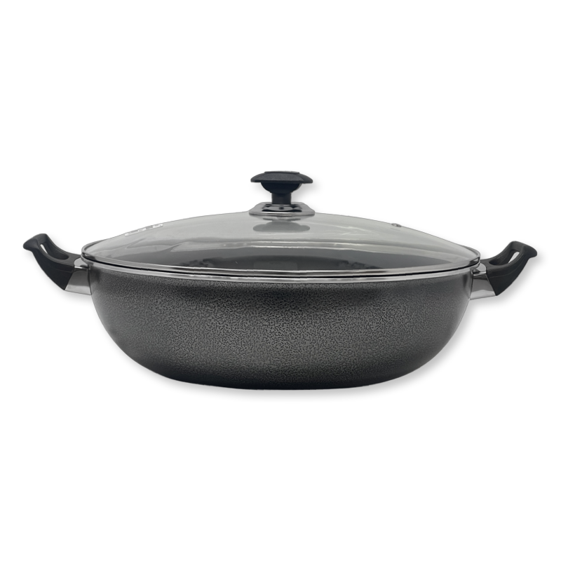 Kitchen King (Non-Stick) Wok with Glass Lid