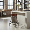 Tabouret de comptoir en cuir