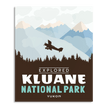 Kluane National Park 'Explored' Poster, Canada Parks