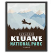 Kluane National Park 'Explored' Poster, Canada Parks