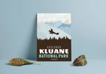 Kluane National Park 'Explored' Poster, Canada Parks