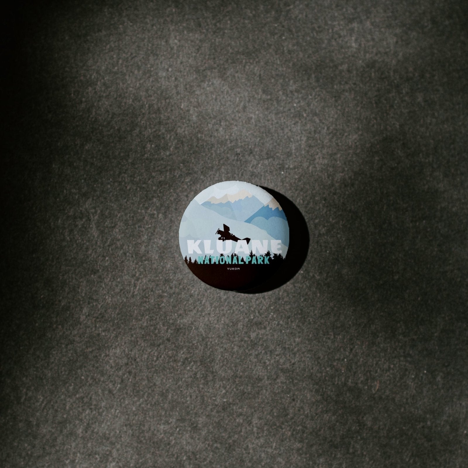 Kluane National Park of Canada Pinback Button, Canada Parks