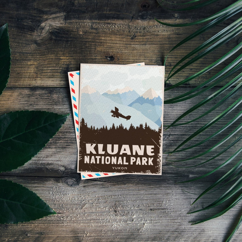 Kluane National Park of Canada Postcard, Canada Parks