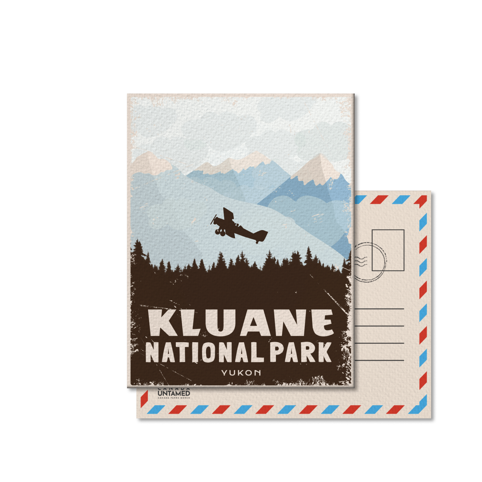 Kluane National Park of Canada Postcard, Canada Parks