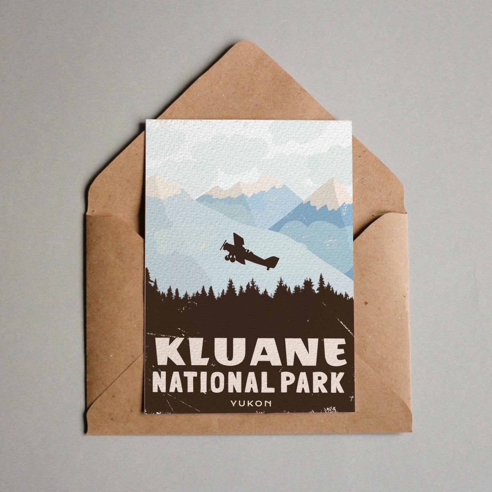 Kluane National Park of Canada Postcard, Canada Parks