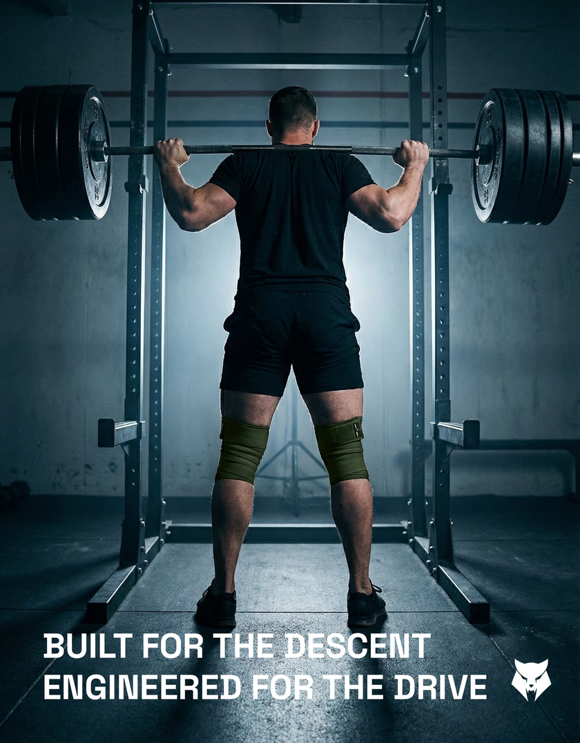 FortiFlex Knee Wraps (Pair) – Tactical Green