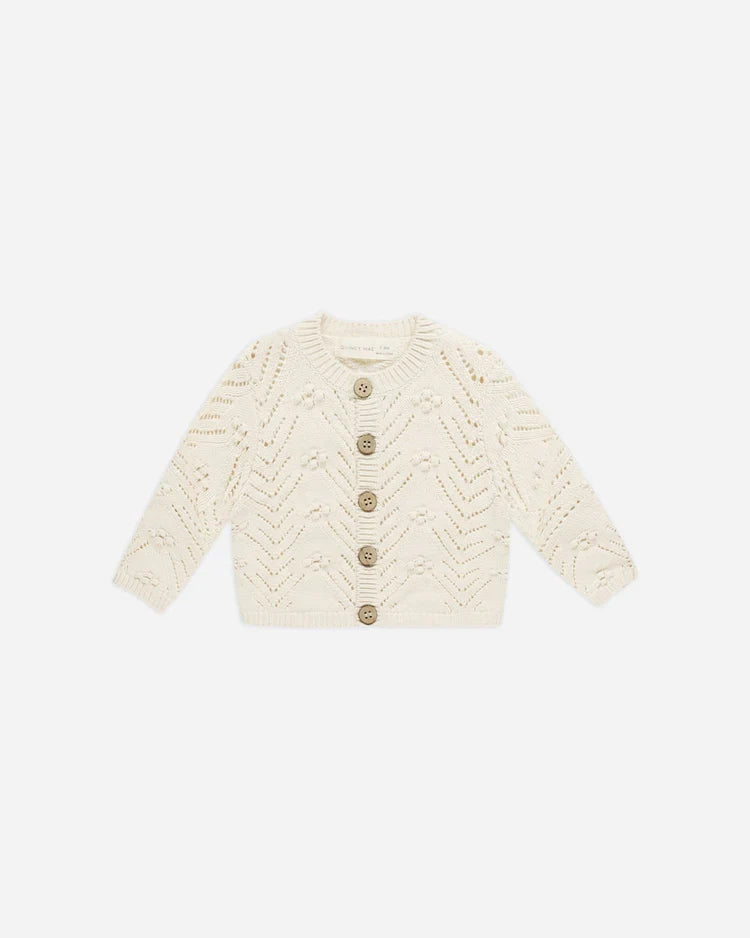 Knit Cardigan | Natural | Quincy Mae