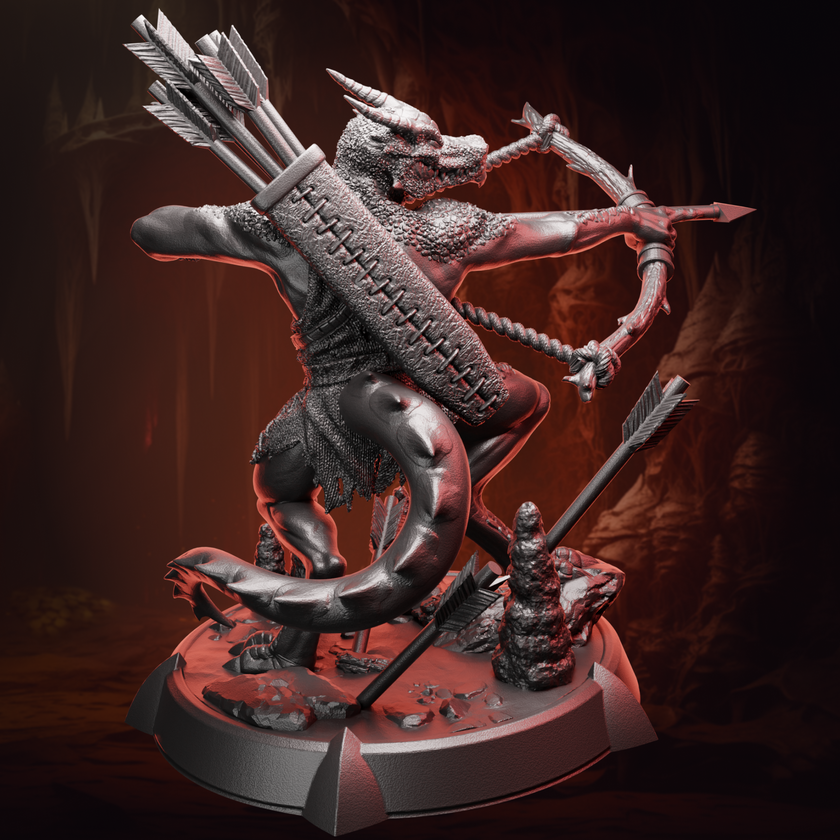 Kobold Archer | Bow & Arrow | Medium (1in base) | 5e