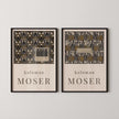 Koloman Moser STATEMENT DUO Prints |  | Iconic Art Famous Painting available framed