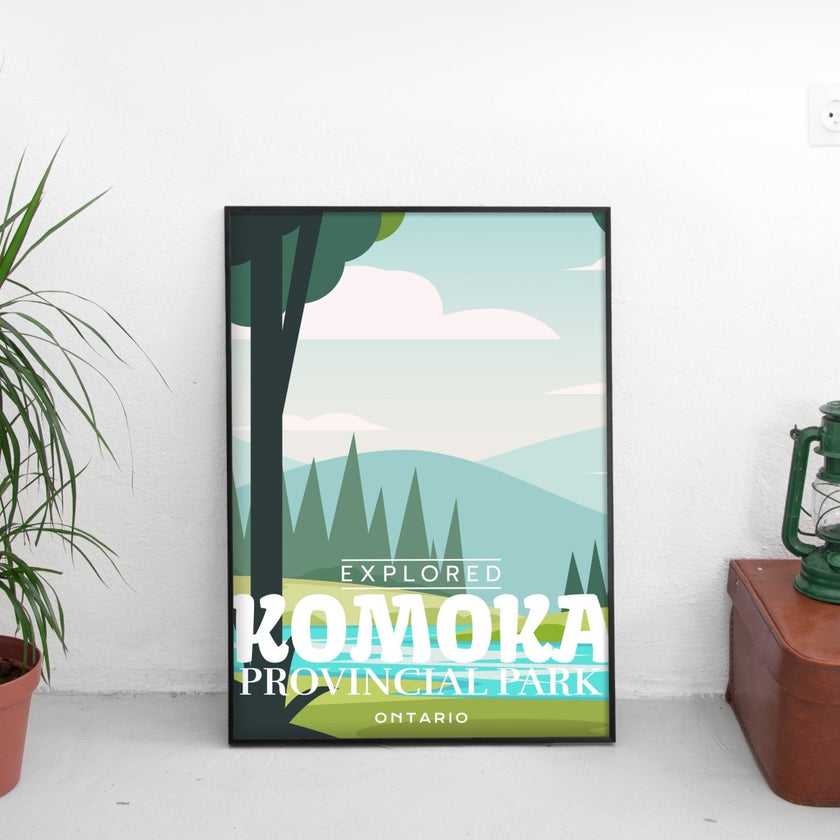 Komoka Provincial Park 'Explored' Poster, Canada Parks