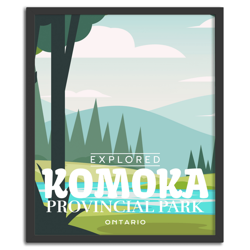 Komoka Provincial Park 'Explored' Poster, Canada Parks