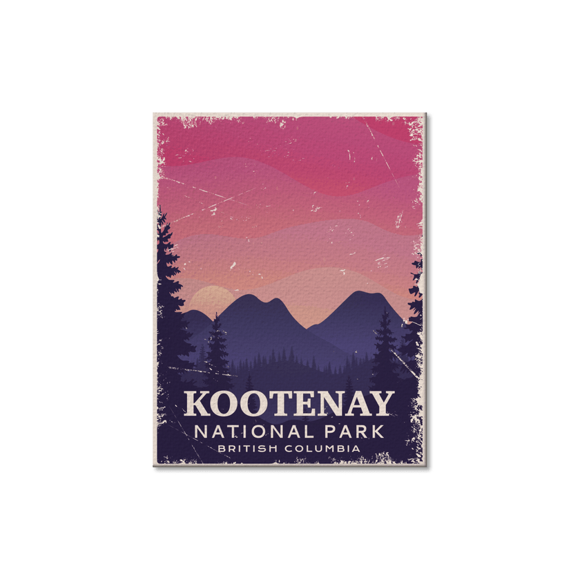 Kootenay National Park of Canada Postcard, Canada Parks