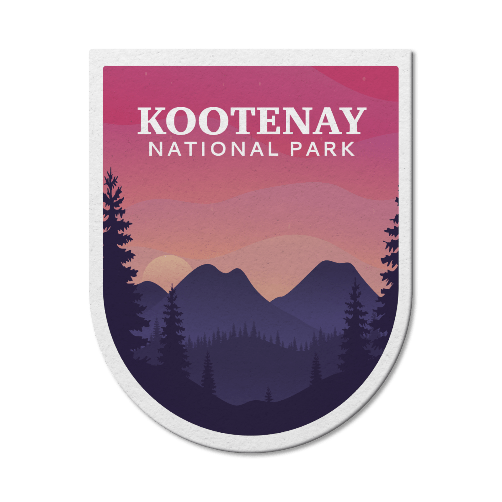 Kootenay National Park of Canada Waterproof Vinyl Sticker, Canada Parks