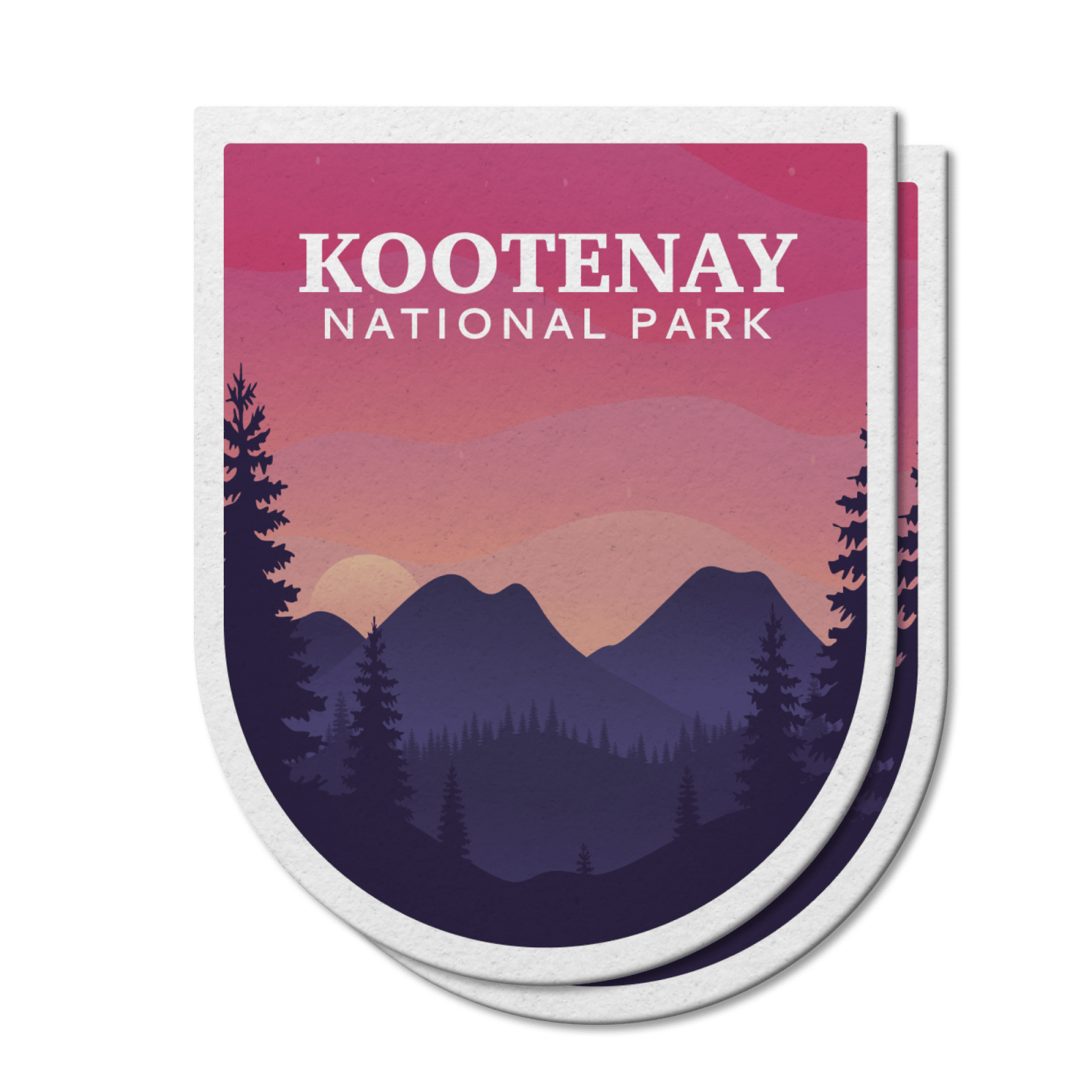 Kootenay National Park of Canada Waterproof Vinyl Sticker, Canada Parks
