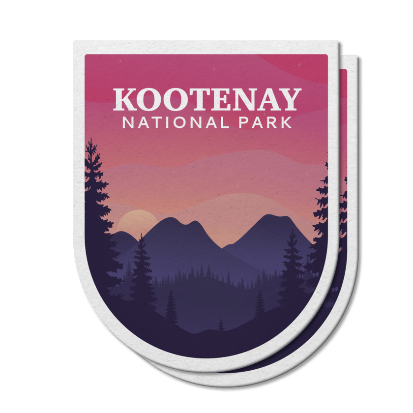 Kootenay National Park of Canada Waterproof Vinyl Sticker, Canada Parks