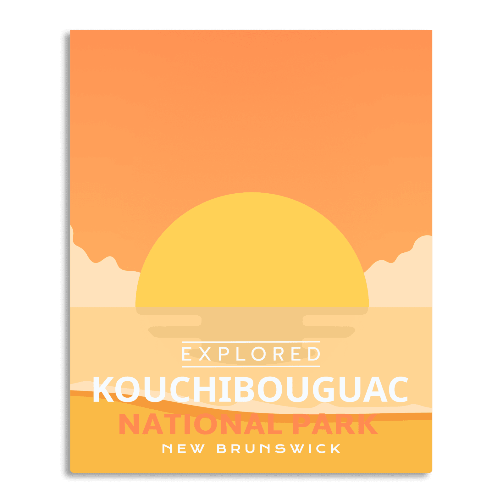 Kouchibouguac National Park 'Explored' Poster, Canada Parks