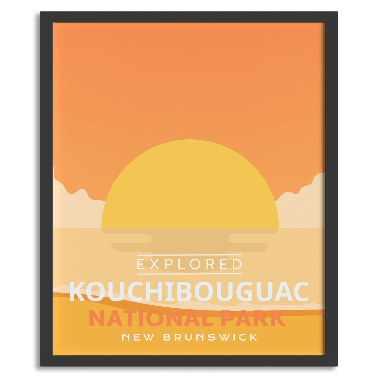 Kouchibouguac National Park 'Explored' Poster, Canada Parks
