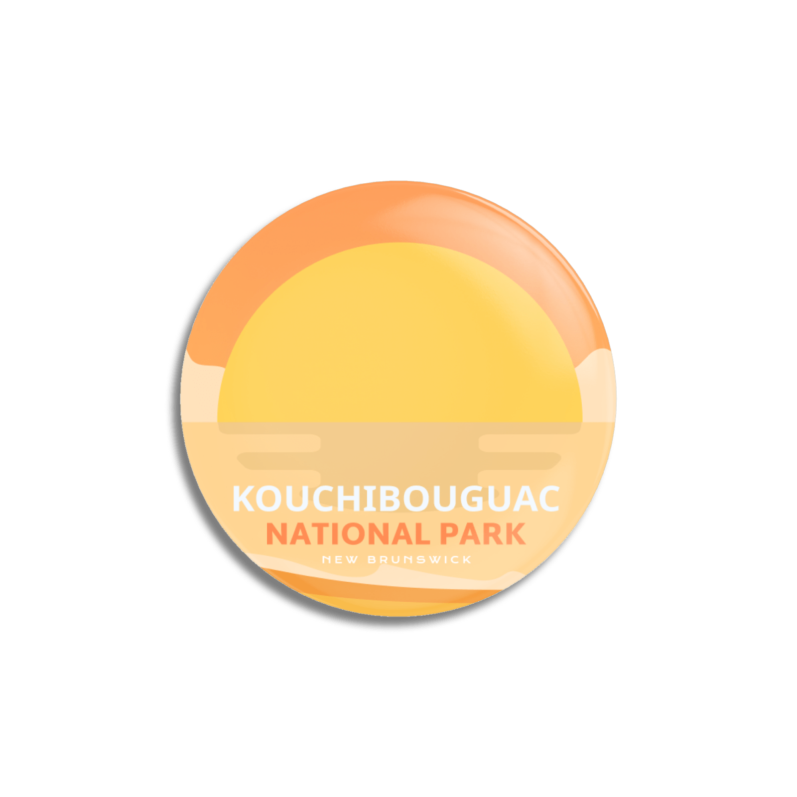 Kouchibouguac National Park of Canada Pinback Button, Canada Parks