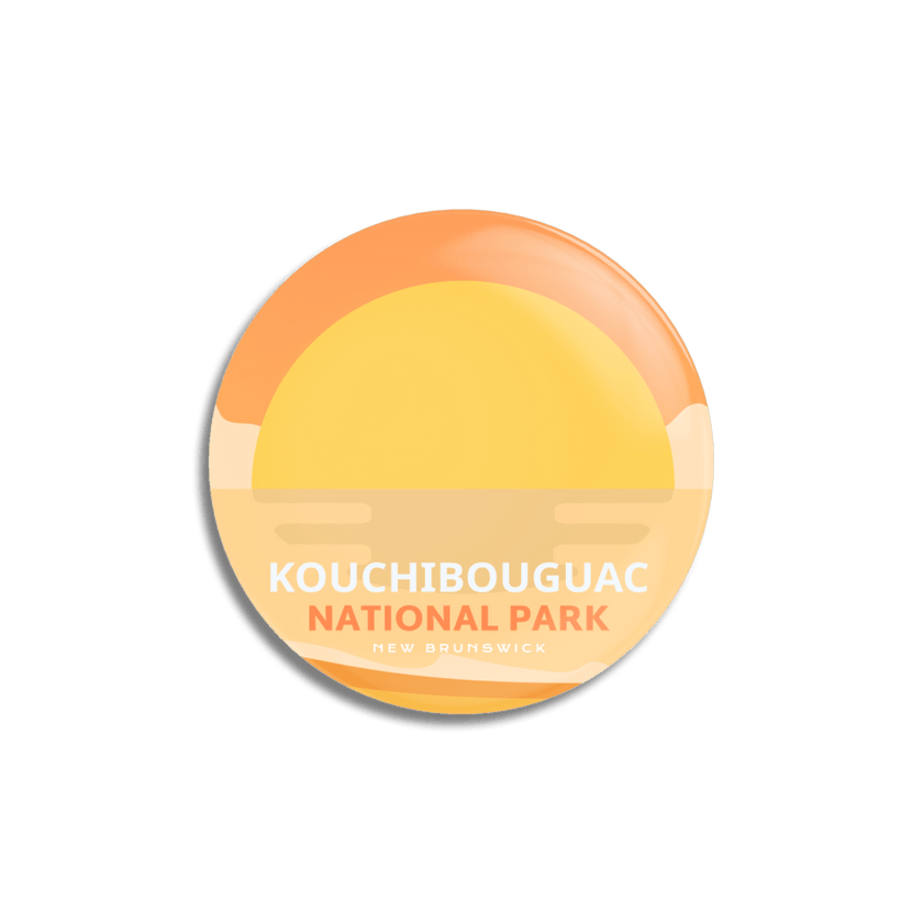 Kouchibouguac National Park of Canada Pinback Button, Canada Parks
