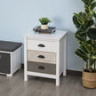 Avery Accent Table Storage Cabinet/Nightstand with 3 Drawers