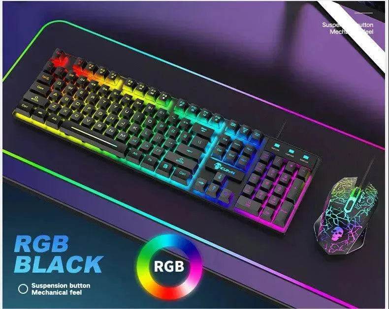 Kuiying T6RGB Luminous Keyboard And Mouse Set