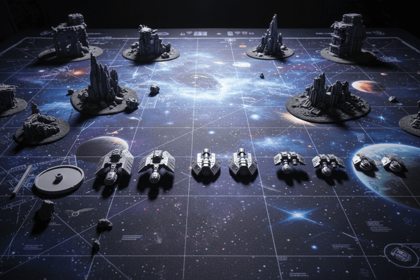 Kurgun Titan Dominion Fleet – 8-Ship Sci-Fi Battle Group
