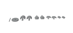 Kurgun Titan Dominion Fleet – 8-Ship Sci-Fi Battle Group