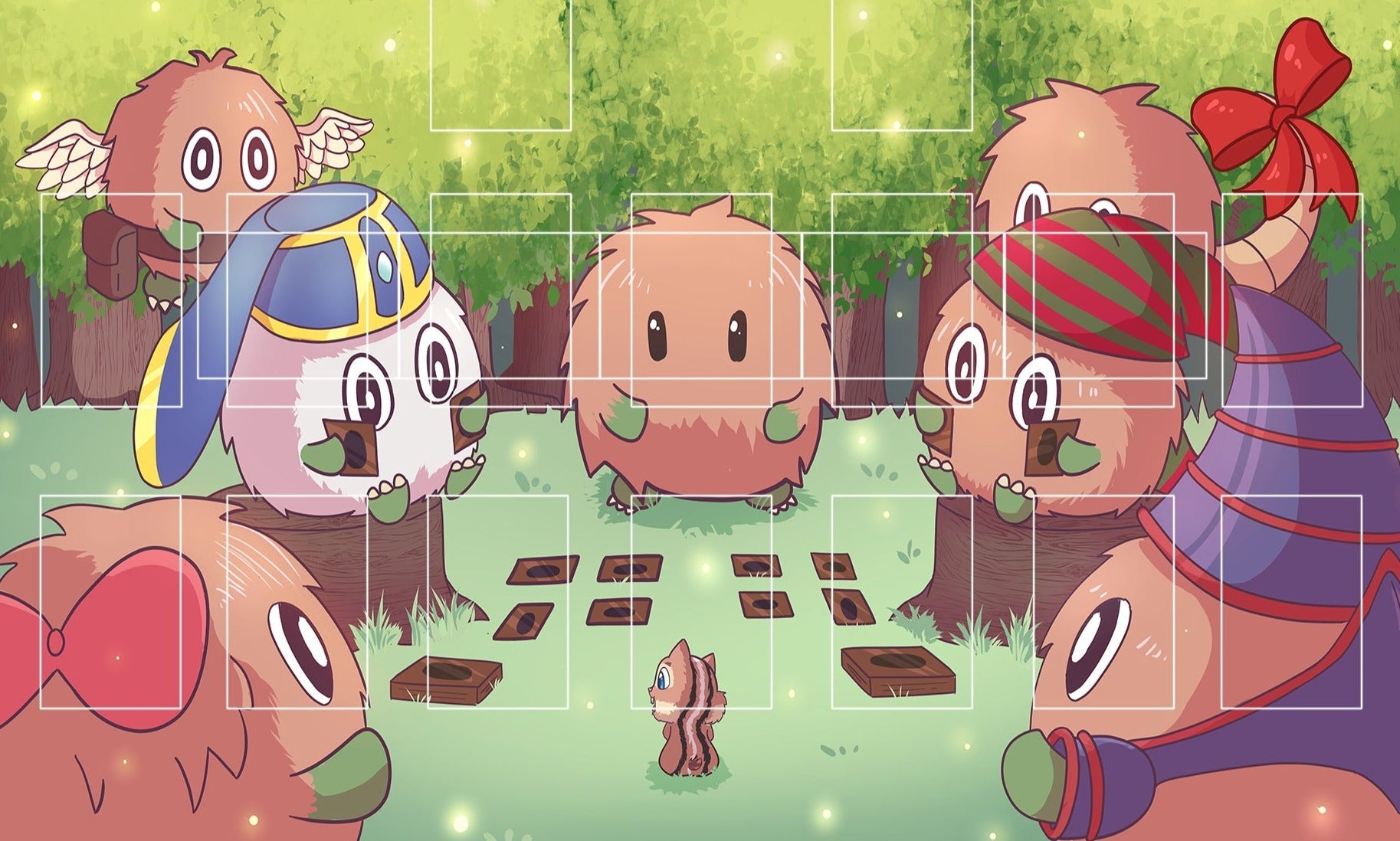 Tapis de jeu de duel familial Kuri